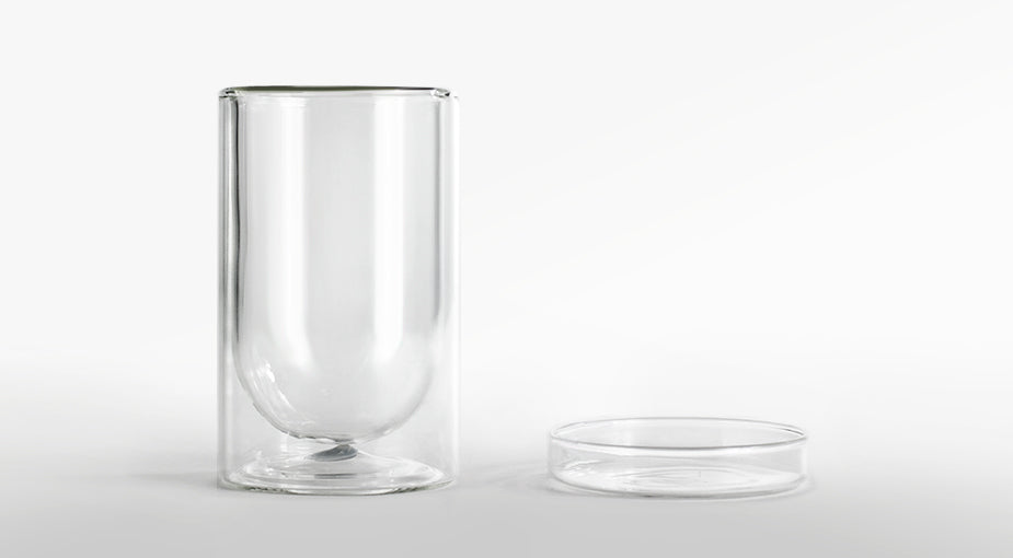 55mm Glass Cup Set of 2