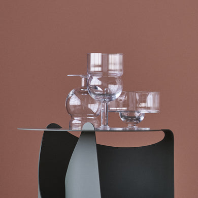 GeneralOption / Mobile / WhiteMenu / Sferico Glassware, designed by Joe Colombo