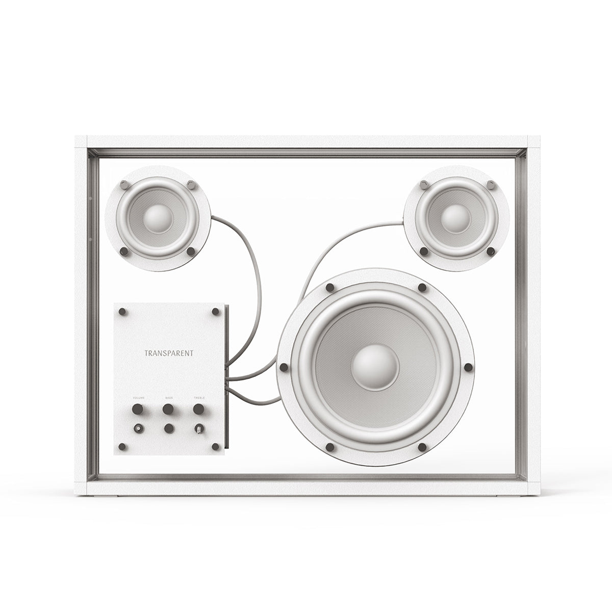 White / Mobile / BlackMenu / Transparent Speaker, designed by Martin Willers & Per Brickstad