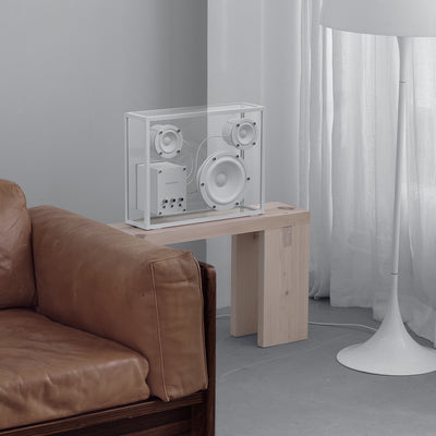 White / Mobile / BlackMenu / Transparent Speaker, designed by Martin Willers & Per Brickstad