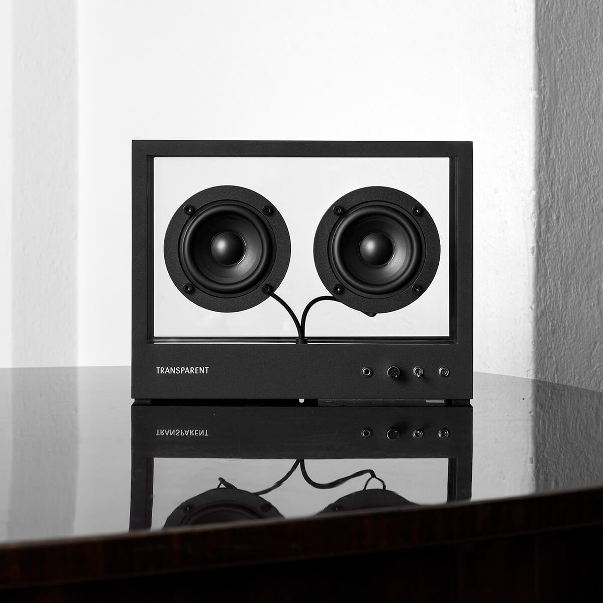 Black / Mobile / BlackMenu / Transparent Speaker - Small, designed by Martin Willers & Per Brickstad