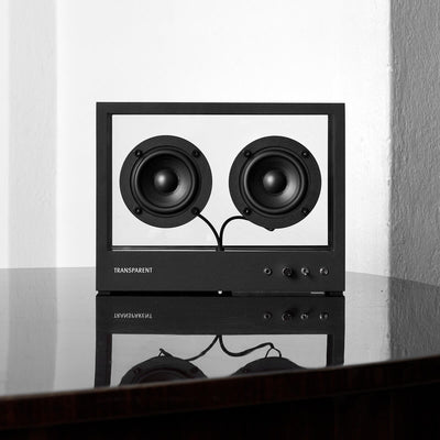 Black / Mobile / BlackMenu / Transparent Speaker - Small, designed by Martin Willers & Per Brickstad