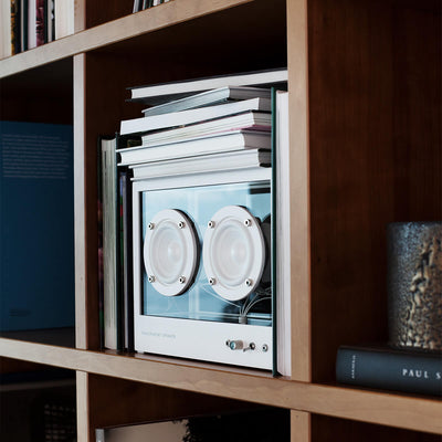 White / Mobile / WhiteMenu / Transparent Speaker - Small, designed by Martin Willers & Per Brickstad