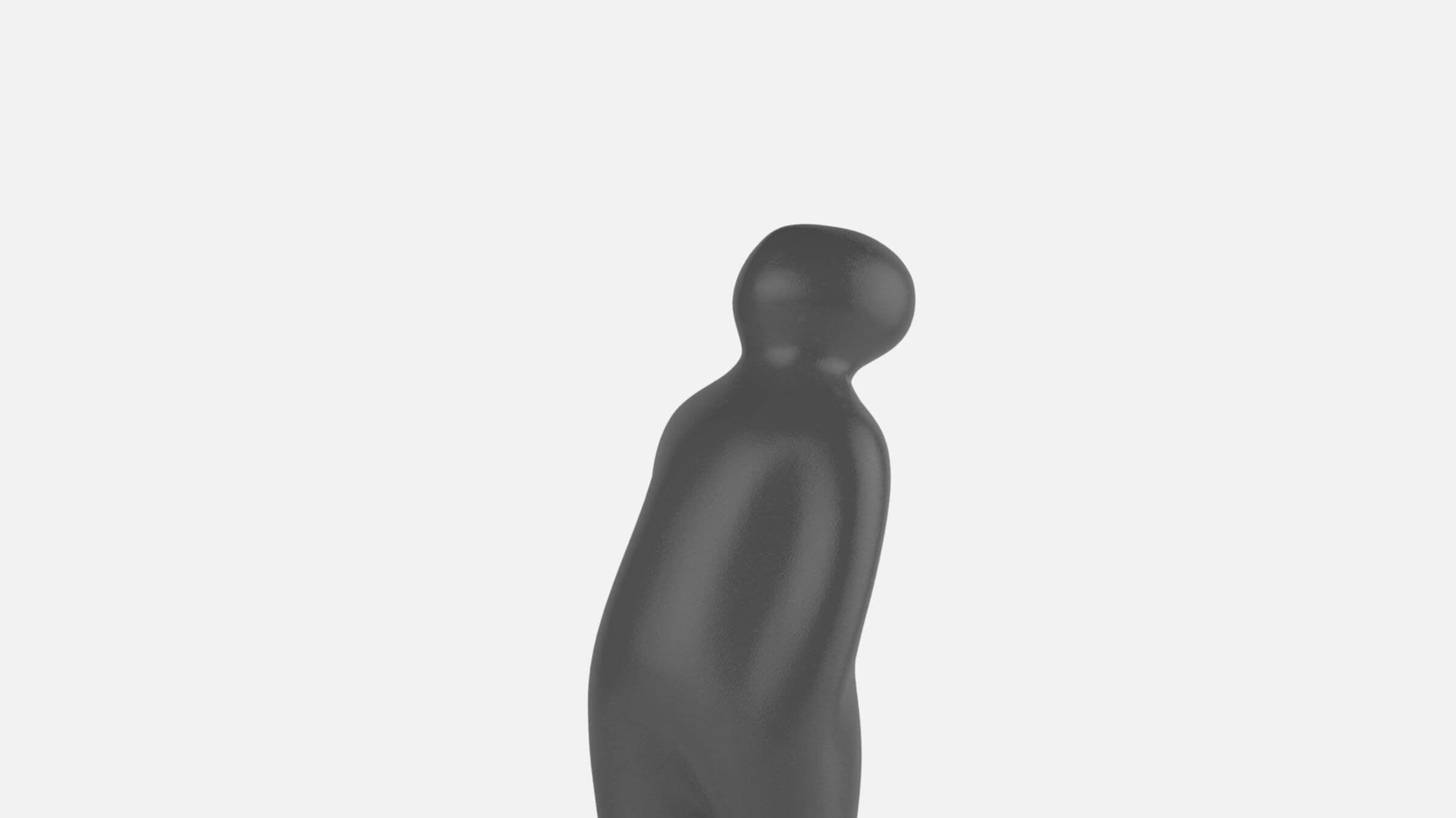 Desktop / BlackMenu / The Visitor Sculpture (Mini), designed by Guido Deleu
