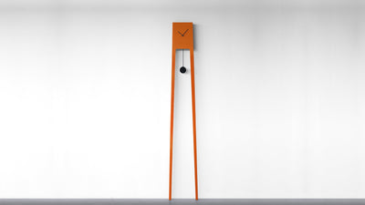 Orange / Desktop / BlackMenu / Tiuku Standing Pendulum Clock, designed by Ari Kanerva