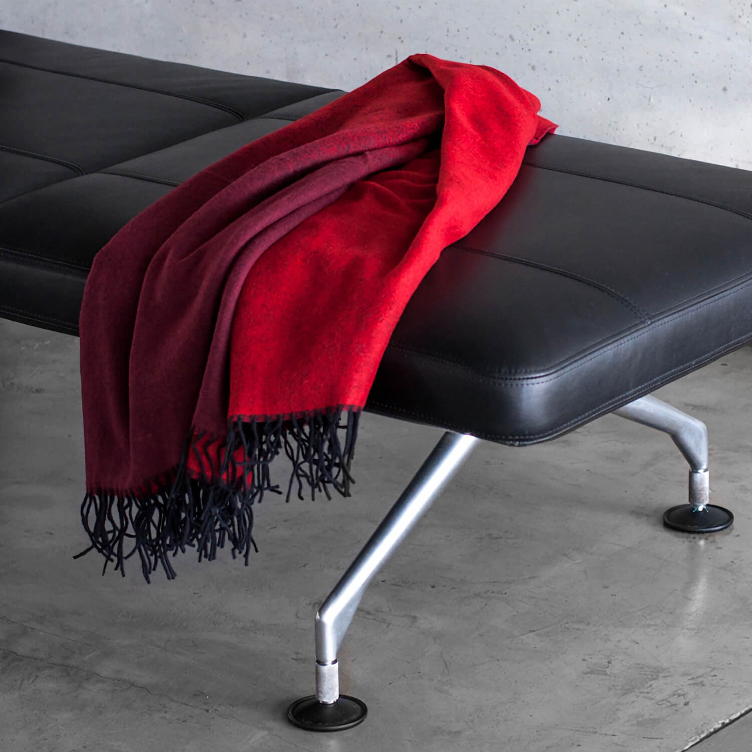 Red / Mobile / BlackMenu / Tronic Throw Blanket, designed by Raf Simons