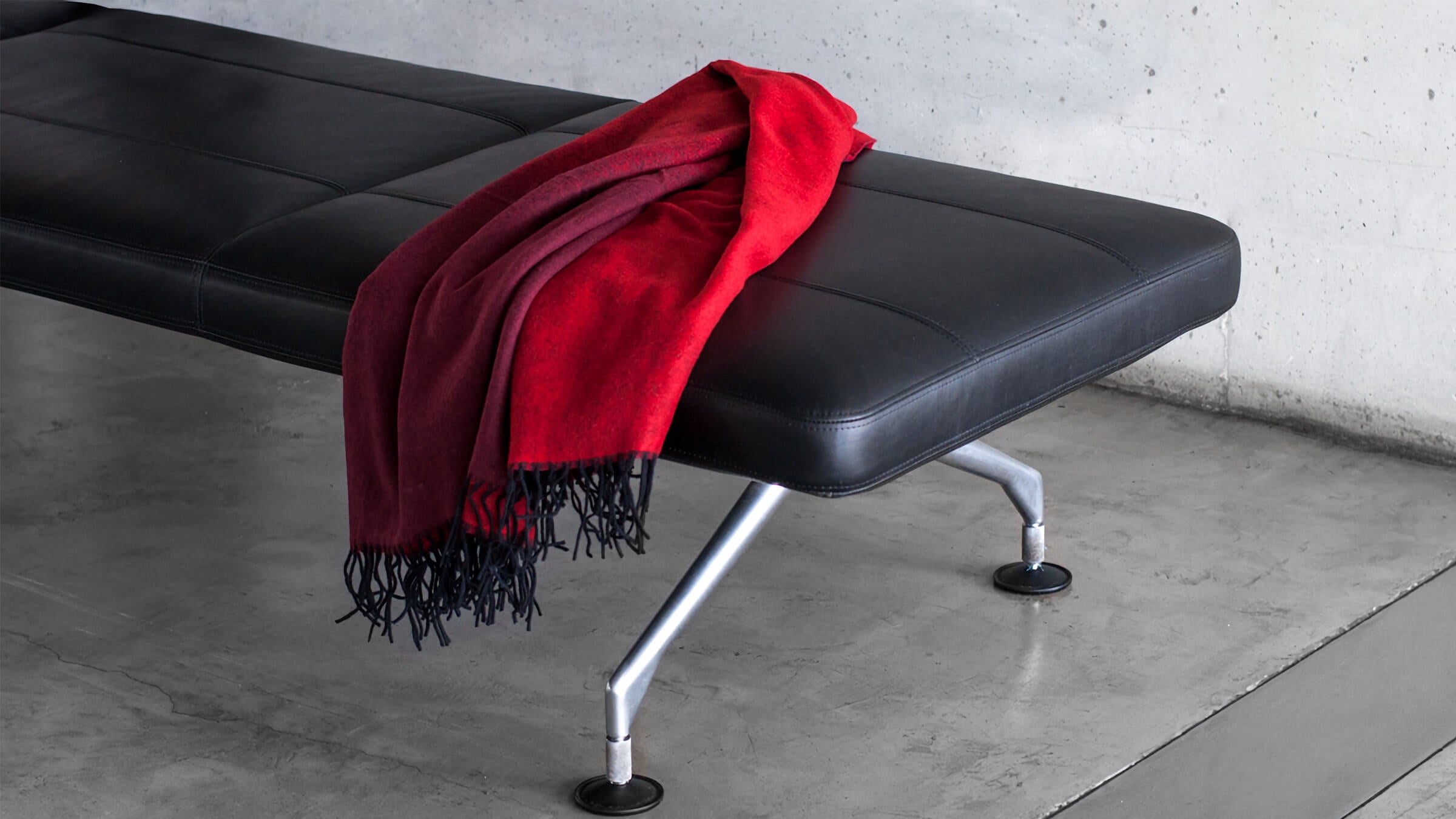 Red / Desktop / BlackMenu / Tronic Throw Blanket, designed by Raf Simons