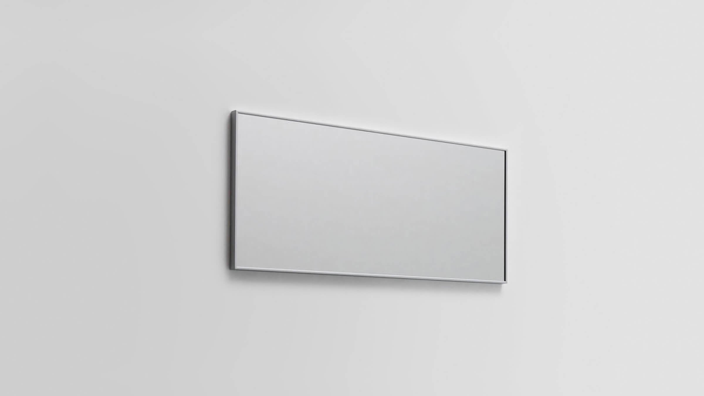 Small Rectangle (32x64cm) / Desktop / BlackMenu / Ute Minimal Mirror, designed by Sth