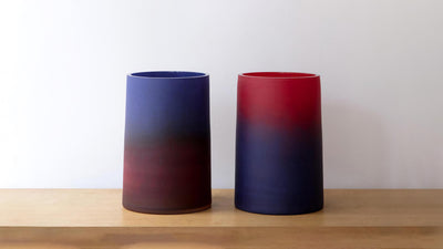 Blue Interior/ Desktop / BlackMenu / VCE VCA Vase, designed By Klaar Prims