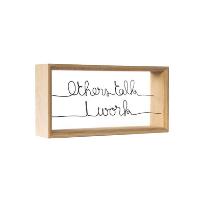 Others talk... / Mobile / BlackMenu / Words From Picasso Calligraphed Frames, by Valentine Herrenschmidt