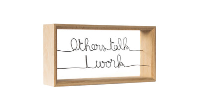 Others talk... / Desktop / BlackMenu / Words From Picasso Calligraphed Frames, by Valentine Herrenschmidt