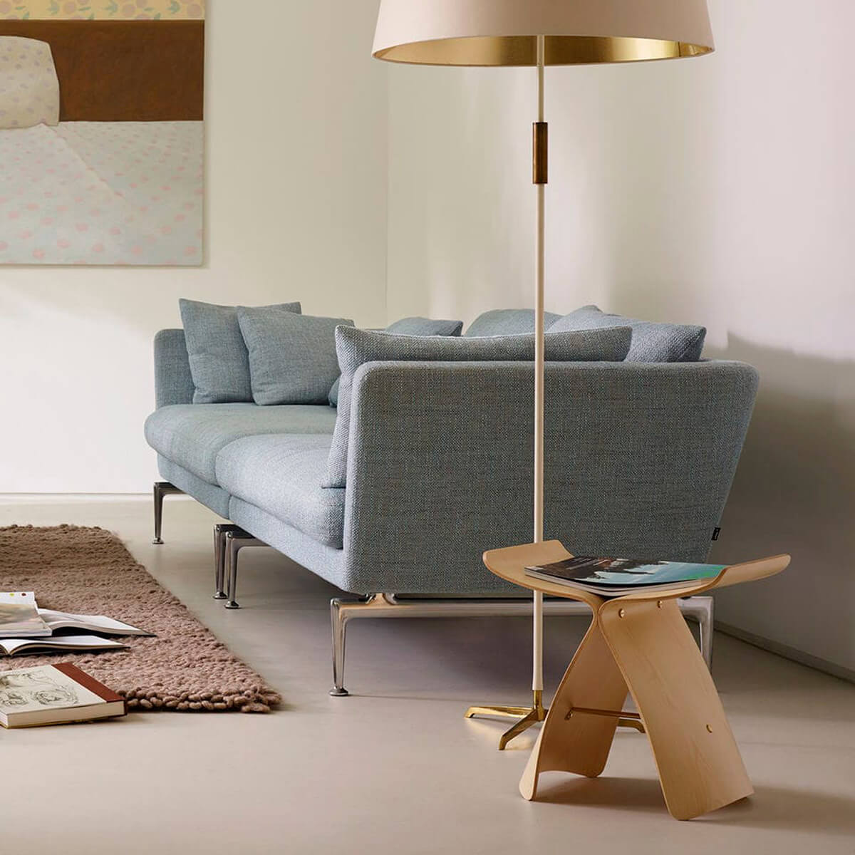 Maple / Mobile / BlackMenu / Butterfly Stool Designed By Sori Yanagi for Vitra