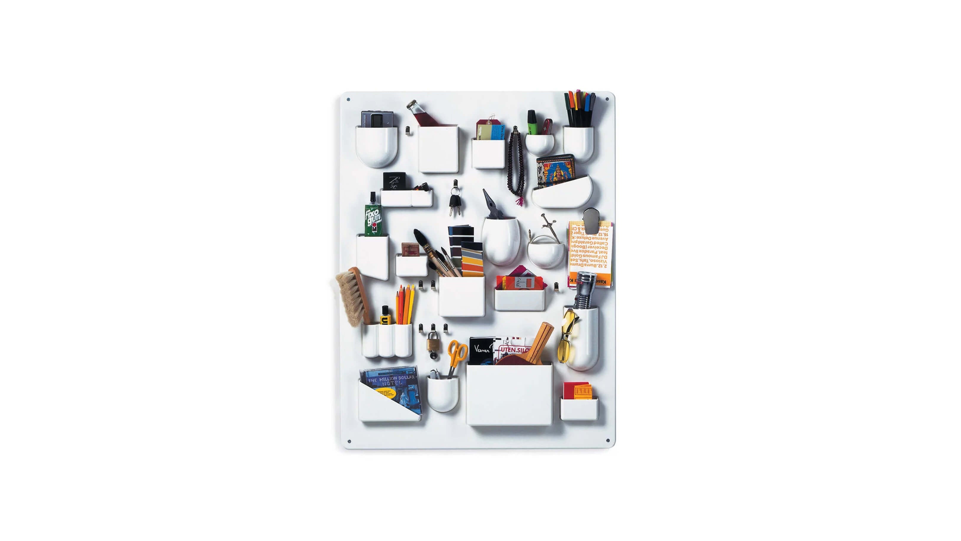 White / Desktop / BlackMenu / Uten.Silo I Organizer, designed by Dorothee Becker made by Vitra