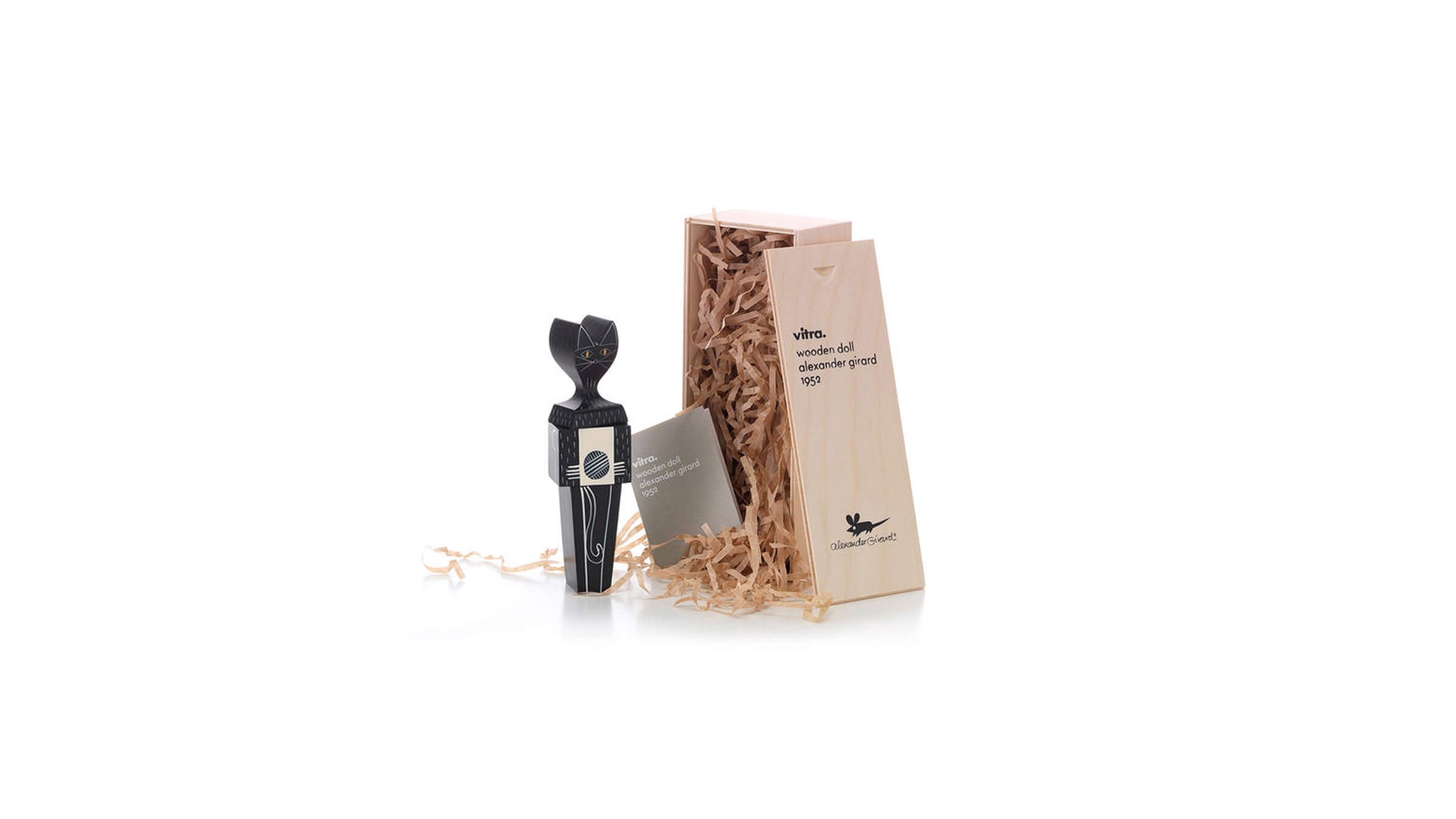 Wooden Doll Cat / Desktop / BlackMenu / Wooden Dolls, designed by Alexander Girard made by Vitra