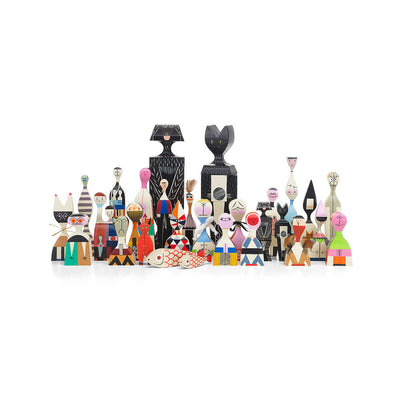 GeneralOption / Mobile / BlackMenu / Wooden Dolls, designed by Alexander Girard made by Vitra