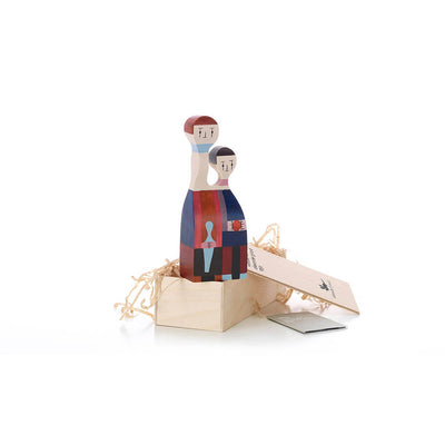 Wooden Doll No.11 / Mobile / BlackMenu / Wooden Dolls, designed by Alexander Girard made by Vitra