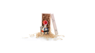 Wooden Doll No.18 / Desktop / BlackMenu / Wooden Dolls, designed by Alexander Girard made by Vitra