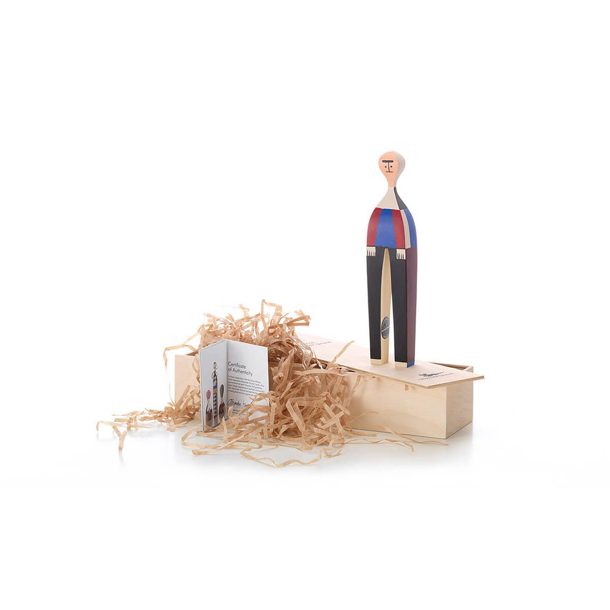 Wooden Doll No.22 / Mobile / BlackMenu / Wooden Dolls, designed by Alexander Girard made by Vitra