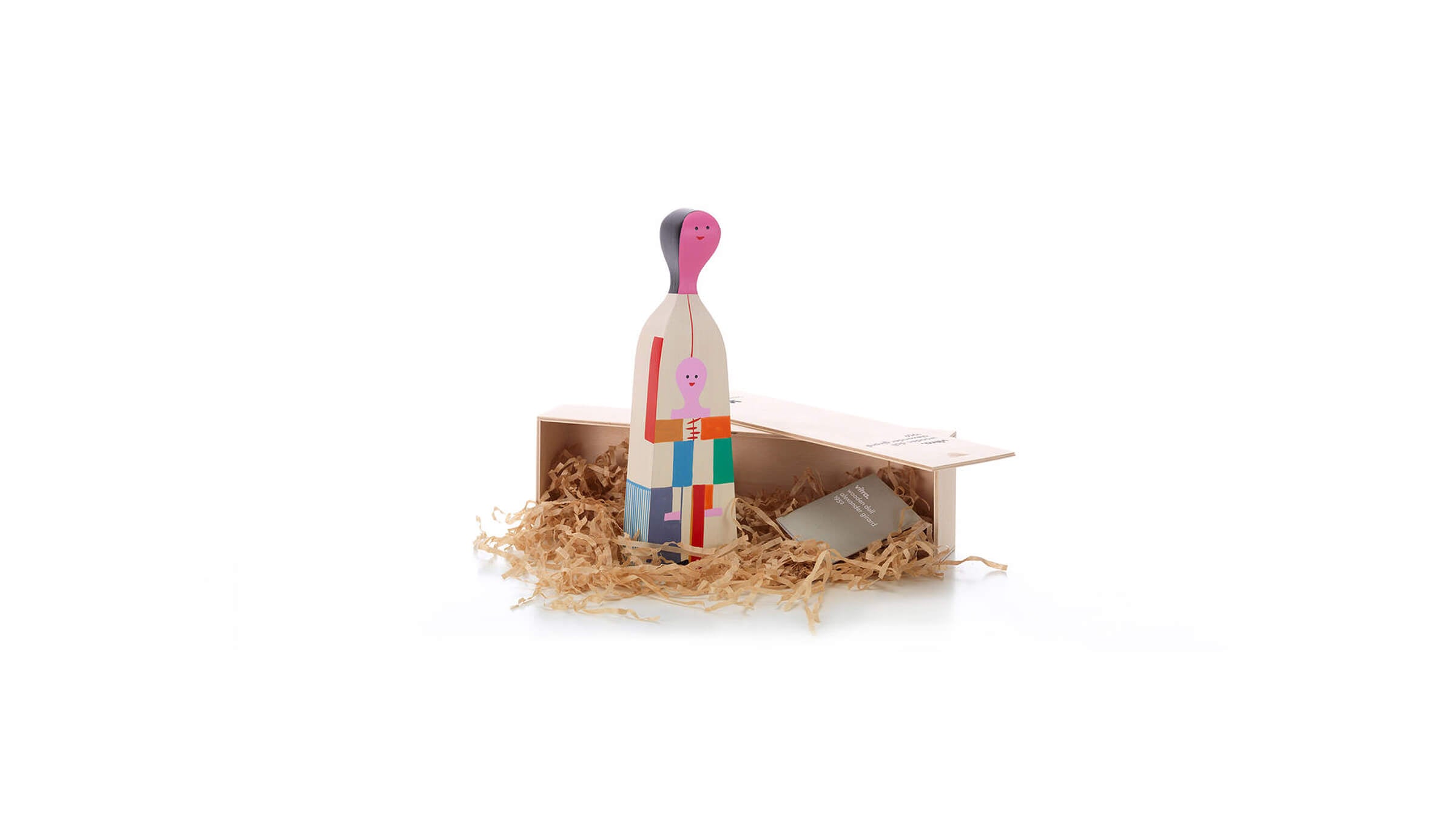 Wooden Doll No.4 / Desktop / BlackMenu / Wooden Dolls, designed by Alexander Girard made by Vitra