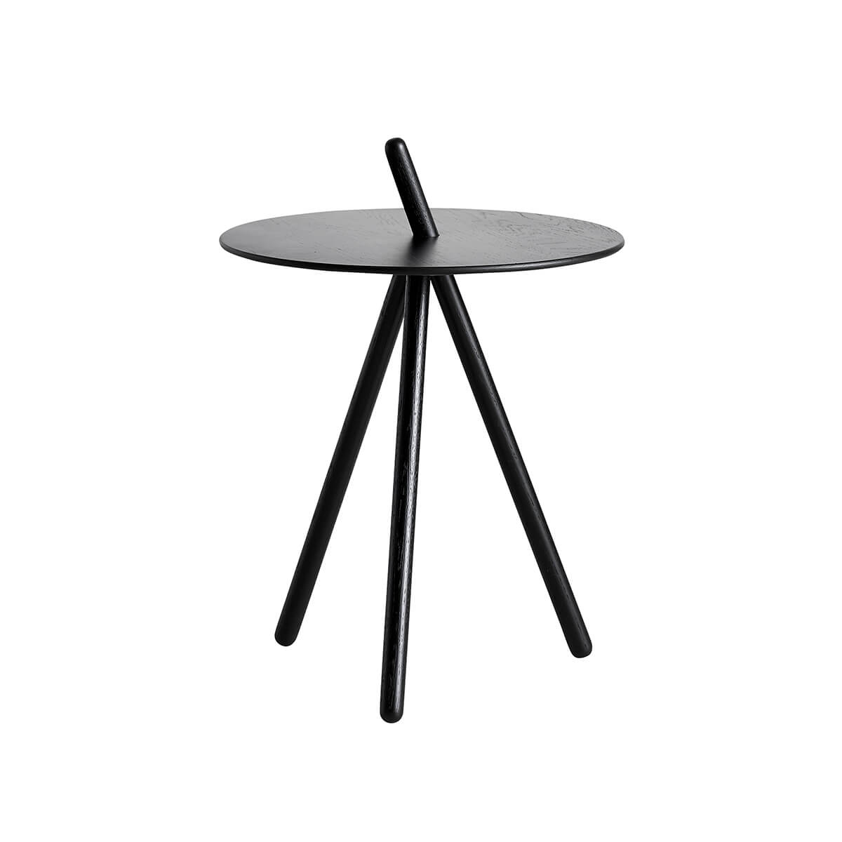 Black Painted Oak / Mobile / BlackMenu / Come Here Side Table, designed by Steffen Juul