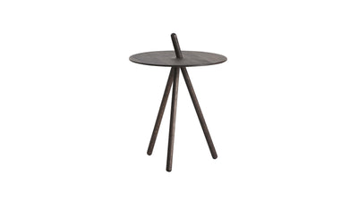Smoked Oak / Desktop / BlackMenu / Come Here Side Table, designed by Steffen Juul