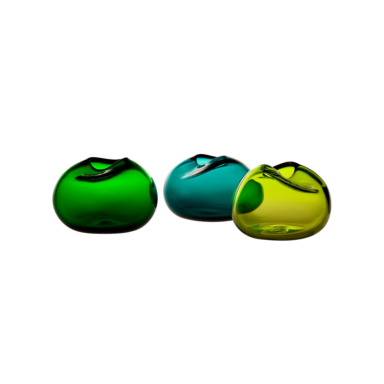 Green Tones / Mobile / BlackMenu / Caillou Vases - Set Of Three, Kate Hume