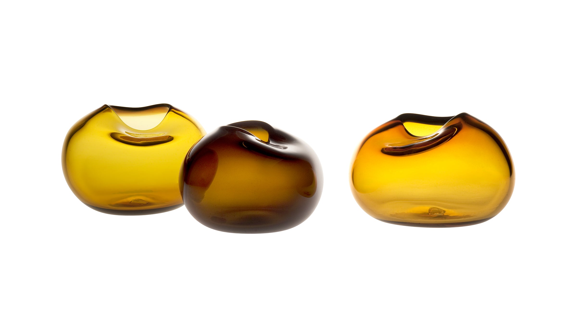 Yellow Tones / Desktop / BlackMenu / Caillou Vases - Set Of Three, Kate Hume