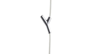 White Rope Platinum Hooks / Desktop / BlackMenu / Wardrope Hanging Coat Rack, designed by Susanne Stofer and Veronica Wildgruber
