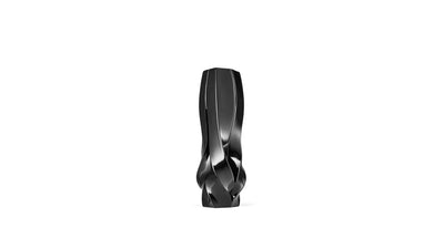 Small / Black / Desktop / BlackMenu / Braid Vase, designed by Zaha Hadid Design