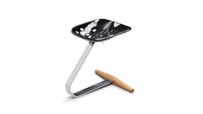 Black / Desktop / BlackMenu / Mezzadro Stool, designed by Achille and Pier Giacomo Castiglioni