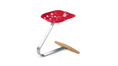 Red / Desktop / BlackMenu / Mezzadro Stool, designed by Achille and Pier Giacomo Castiglioni