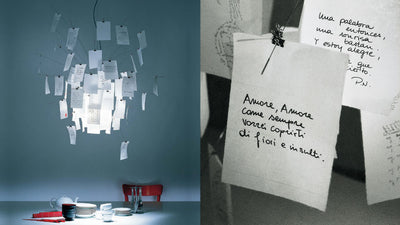 Desktop / WhiteMenu / Zettel'z 6 Chandelier, designed by Ingo Maurer