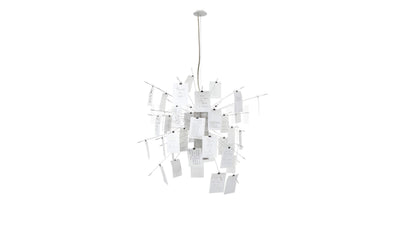 Desktop / BlackMenu / Zettel'z 6 Chandelier, designed by Ingo Maurer
