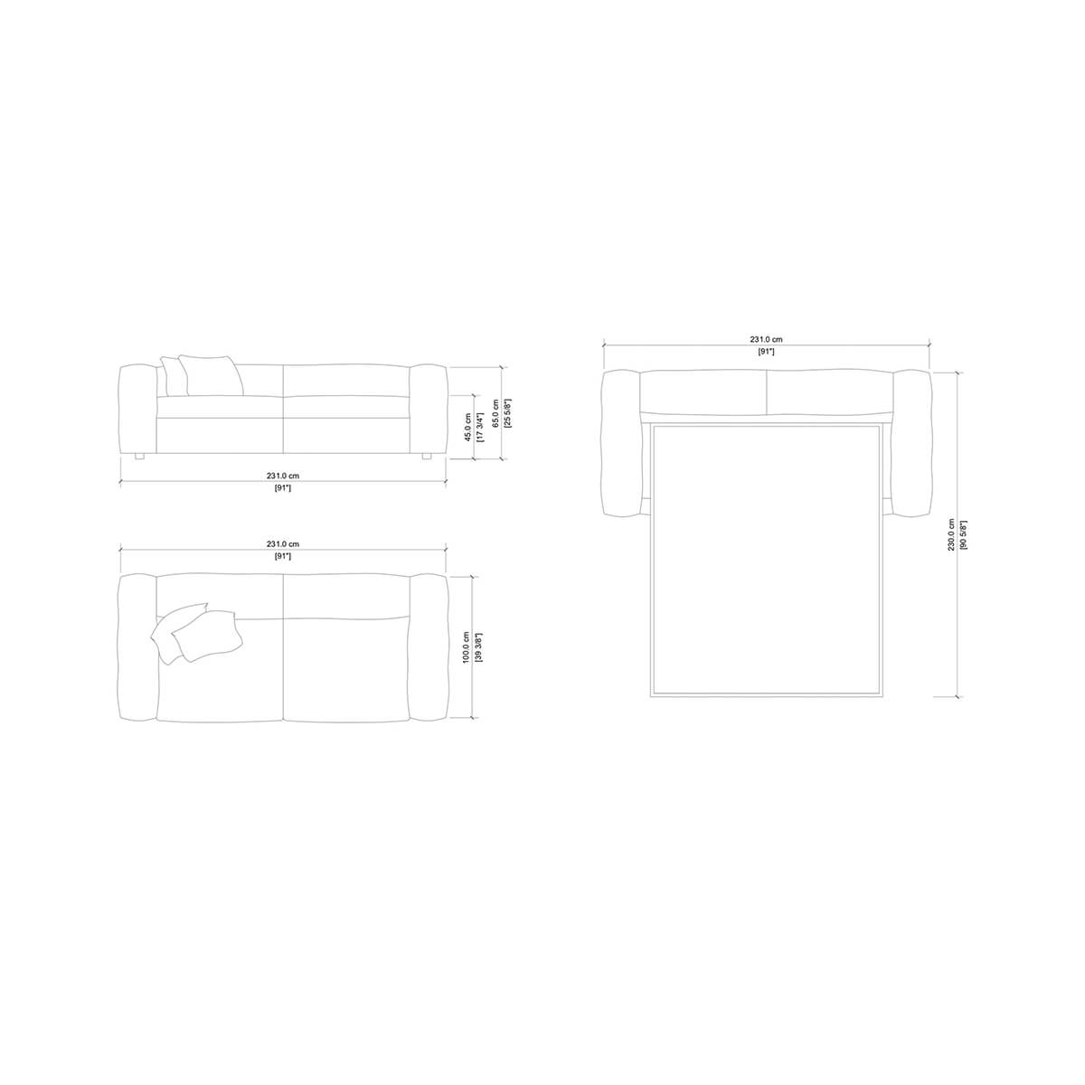 Mobile / BlackMenu / NeoWall Sofabed, designed by Piero Lissoni